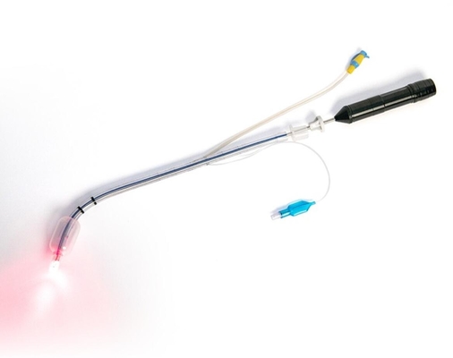 Un buon prezzo. Luce Rossa Stiletto rigido in acciaio Video nasofaringoscopo con maniglia Usabilità attrezzature mediche in linea