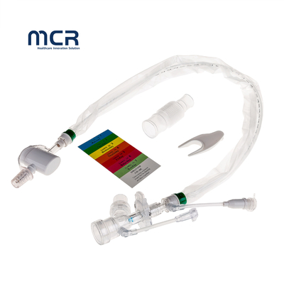 Un buon prezzo. Push Switch And Luer Lock Design Soft Blue Suction Tip Catetere di aspirazione chiuso con manica protettiva per adulti in linea