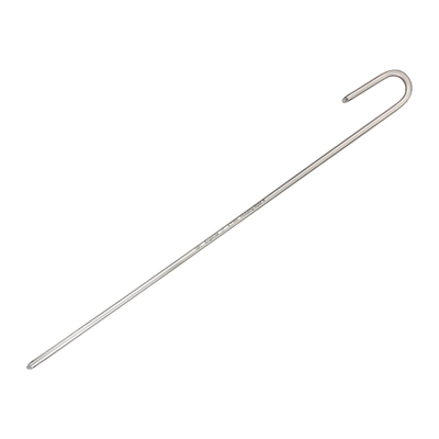 Stiletto di intubation in alluminio per tubo endotracheale
