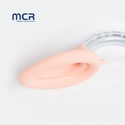 Maschera laringeale monouso in PVC e silicone con via aerea CE e ISO utilizzata per la chirurgia di anestesia generale