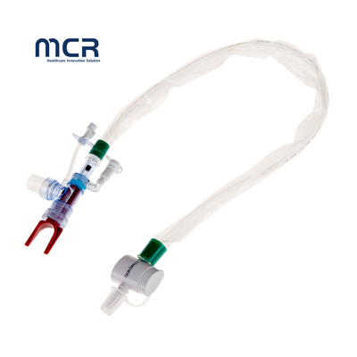 Un buon prezzo. Catetere di aspirazione chiuso a doppio giro per tubi endotracheali in linea