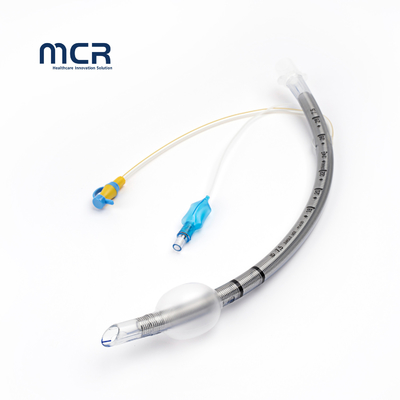 Un buon prezzo. Forniture mediche Anestesia ICU Manicotto in PU Tubo endotracheale rinforzato con porta di aspirazione in linea