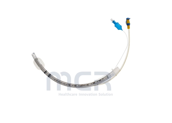 Tubo endotracheale usa e getta rinforzato con portale di aspirazione micro sottile con manette in PU