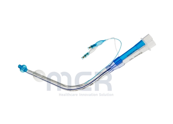 Tubo endobronchiale a doppio lumen Ett con doppia maniglia PU / PVC