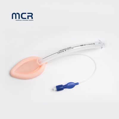 1 Maschera per la laringe in silicone con manopola morbida