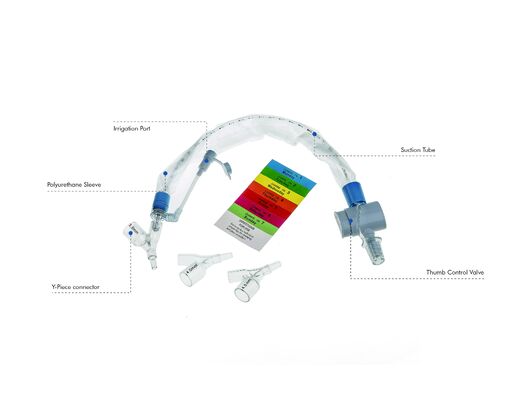 Un buon prezzo. Catetere per aspirazione chiusa 24 ore con porta di irrigazione / Neonatale / Pediatrico / Bambino / Bambino grande in linea