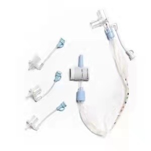 Un buon prezzo. PVC Sistema chiuso Catetere di aspirazione Bambino taglia 8fr Anelli colorati con connettore MDI in linea